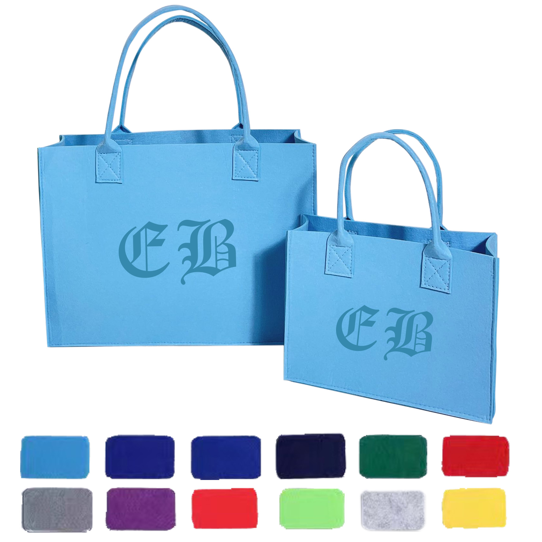 FlyFlyPromos - Felt Tote Shopping Bag Image 1 - Promotional Product
